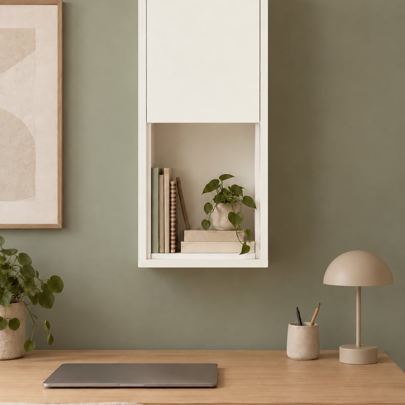 Kolomkast - Front white - 35 x 70 x 30 cm