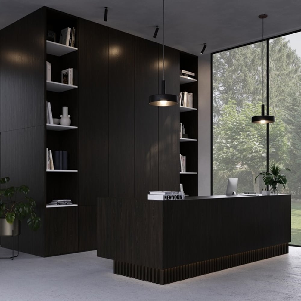 Voorbeeldkast met Dainty oak cafe Noir