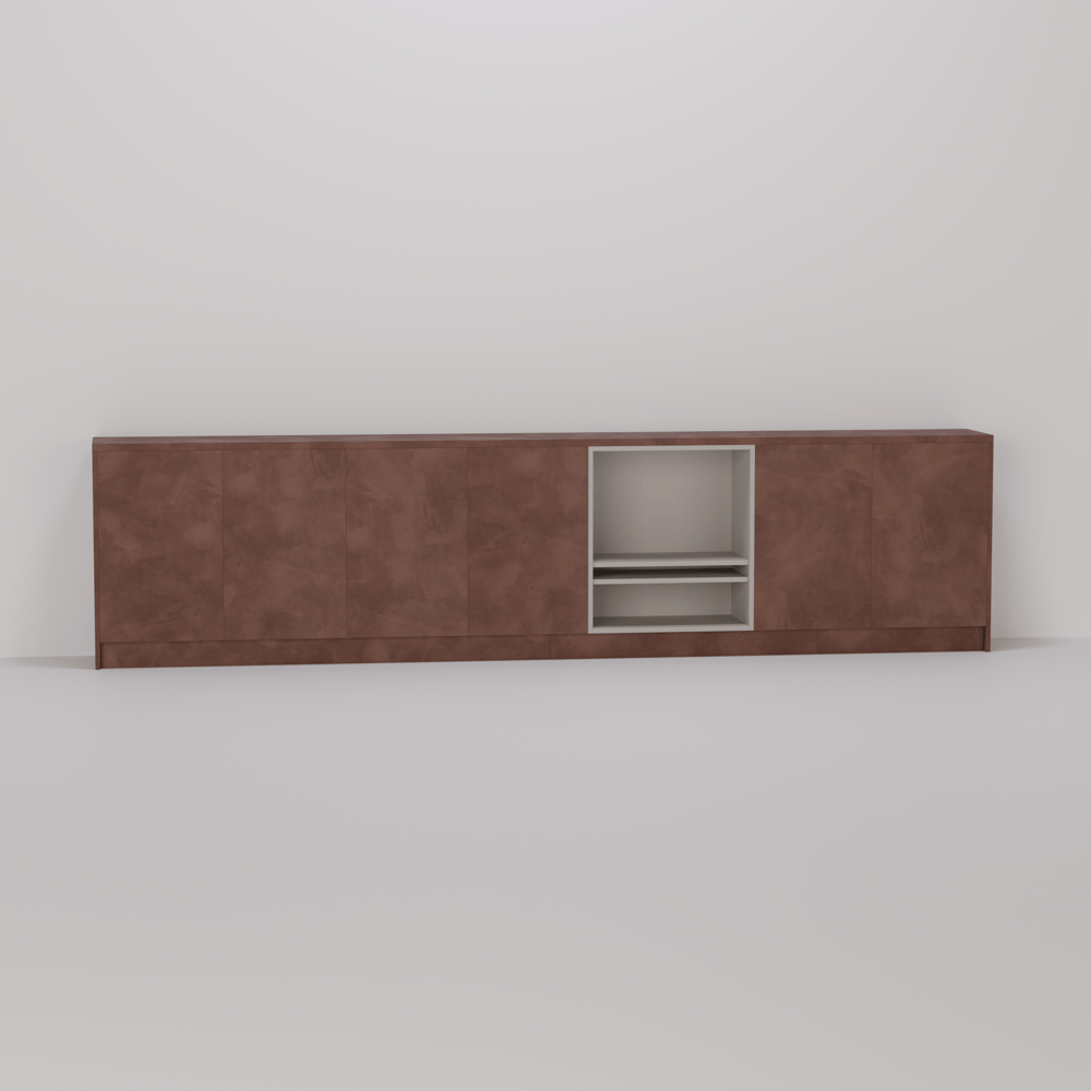 Dressoir - Lime earth baked - 338 x 83 x 36 cm