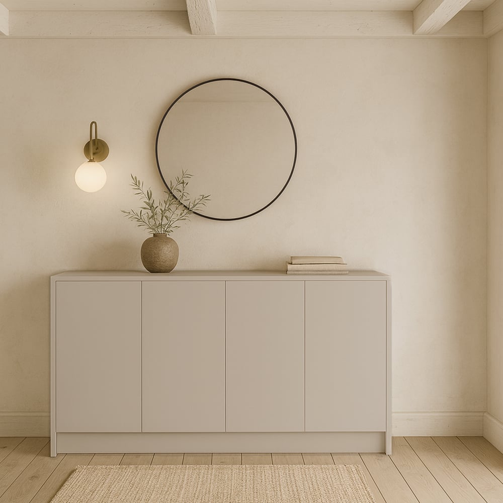 Dressoir - Dark ecru - 160 x 103 x 35 cm