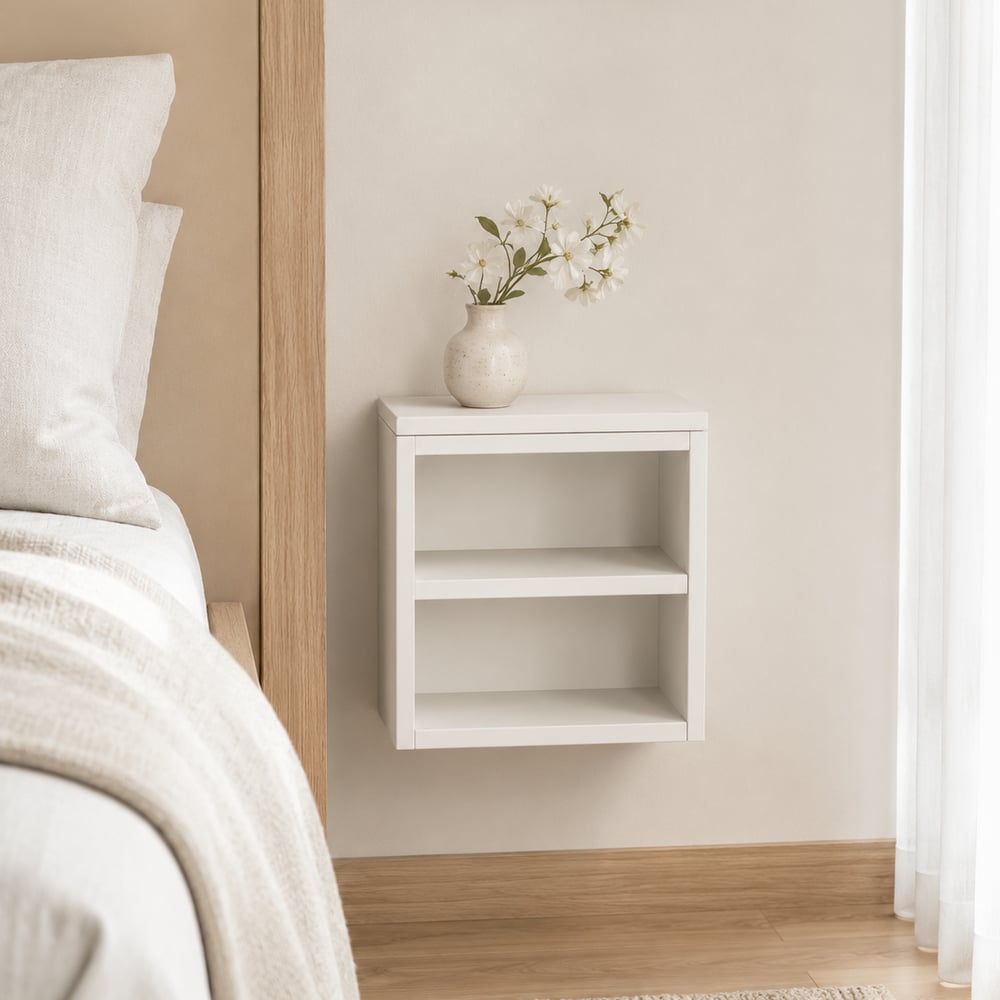Nachtkast - Front white - 30 x 30 x 20 cm
