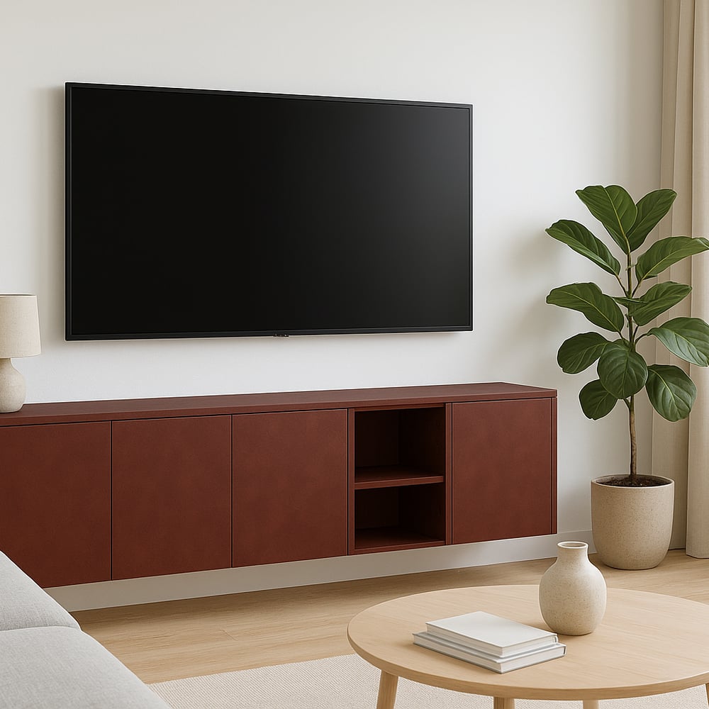 TV meubel - Lime earth baked - 200 x 50 x 35 cm