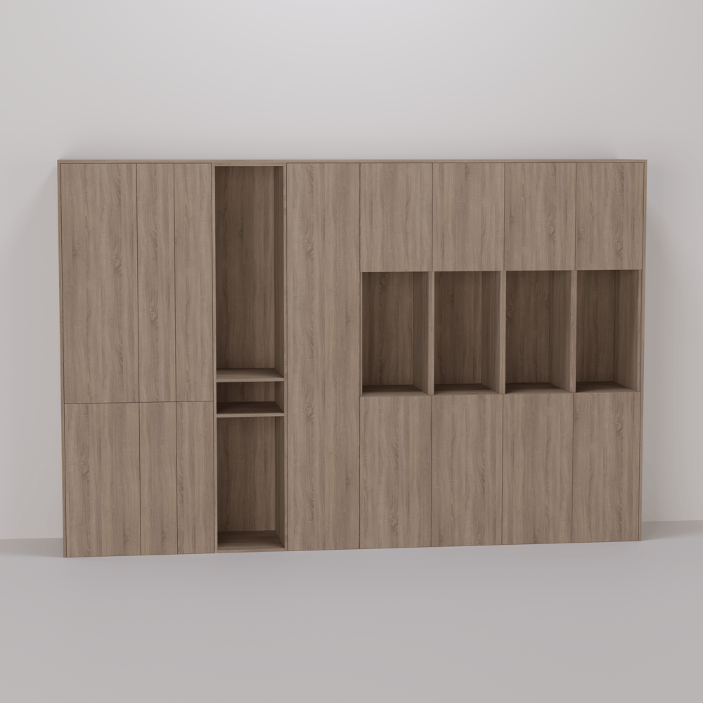Garderobekast - Robson oak - 360 x 240 x 60 cm