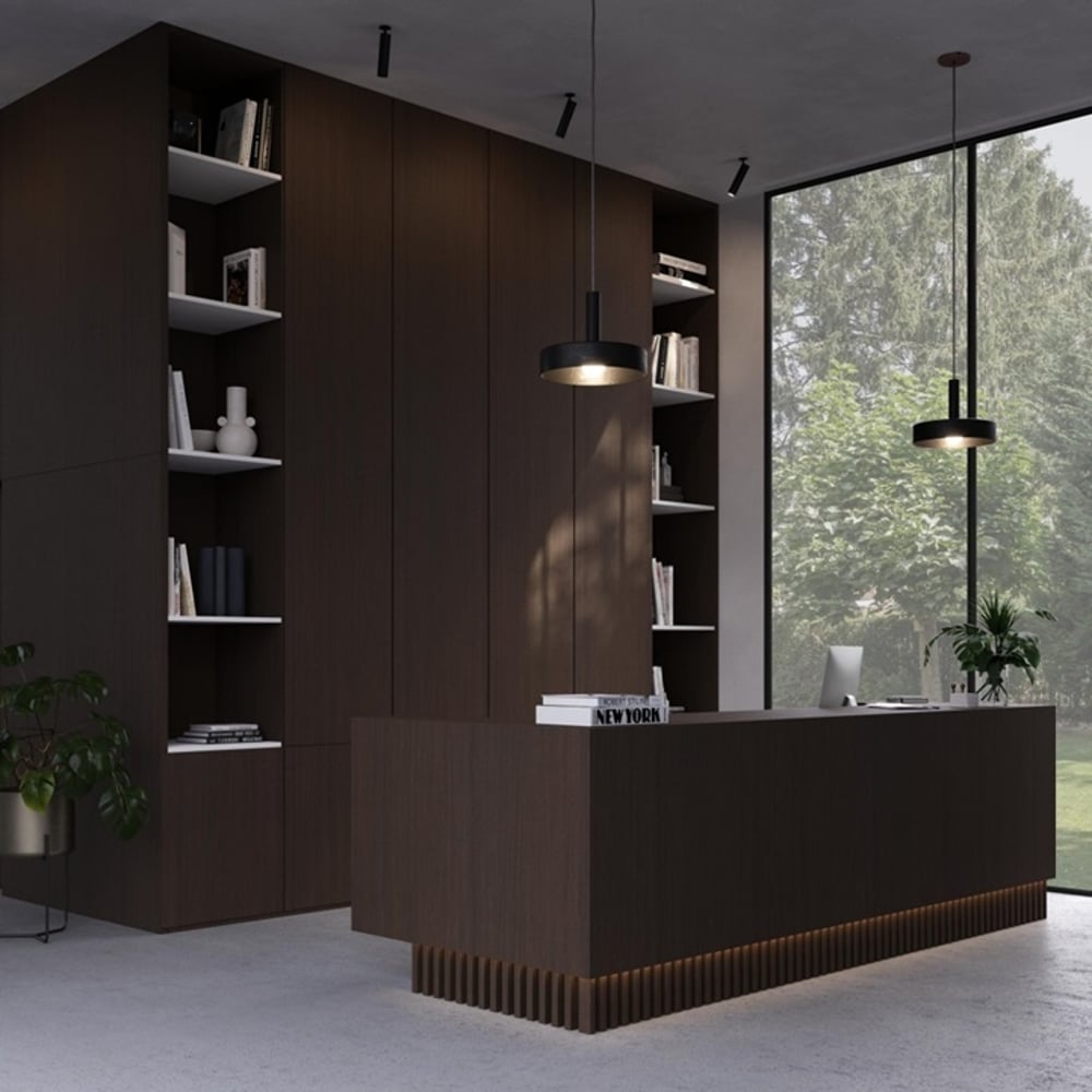Voorbeeldkast met Oslo oak cocoa brown
