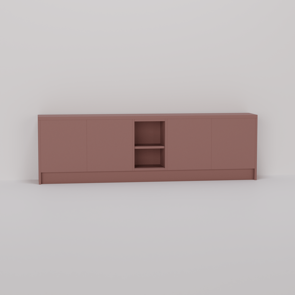 TV meubel - Roasted brown - 185 x 56 x 28 cm