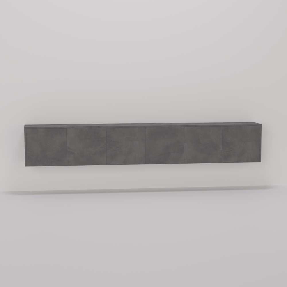 TV meubel - Limemoon grey - 245 x 40 x 30 cm