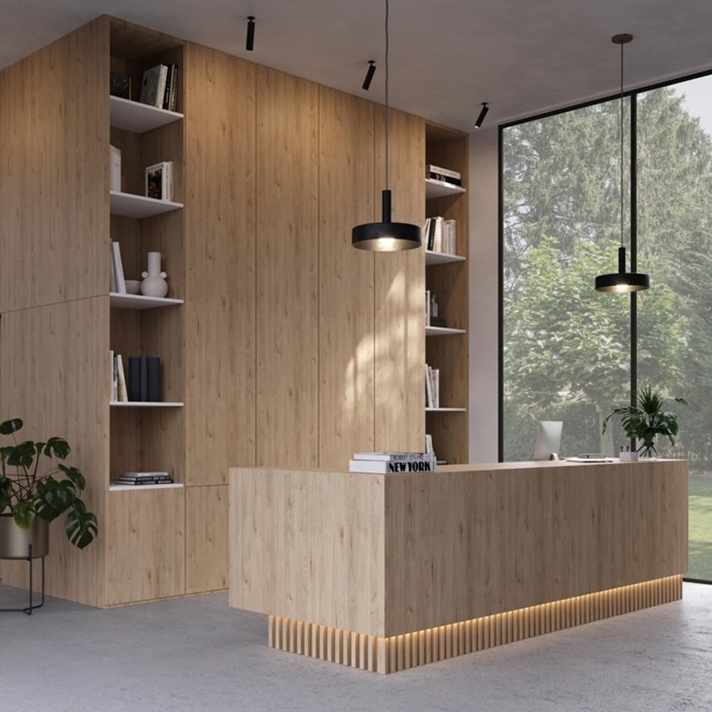 Voorbeeldkast met Missoury hickory light