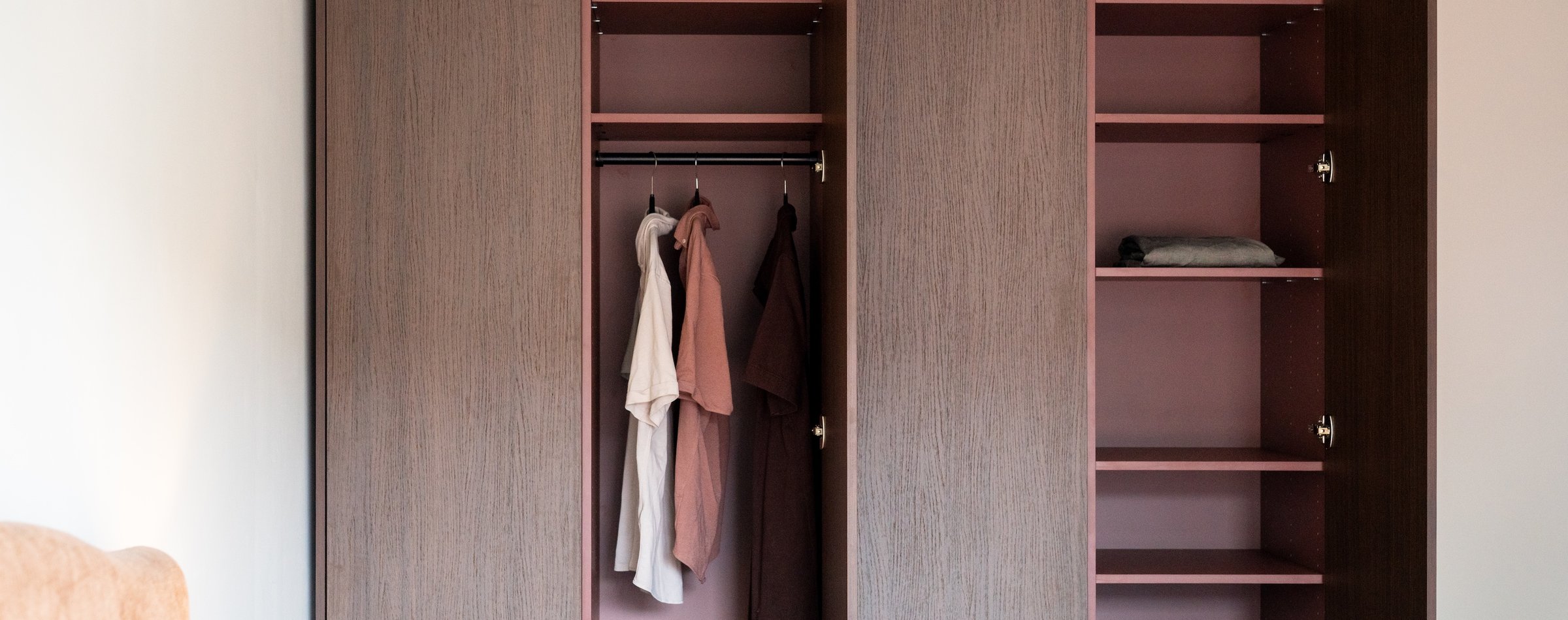 Oslo oak & roasted brown · sur mesure pour la maison de Laura