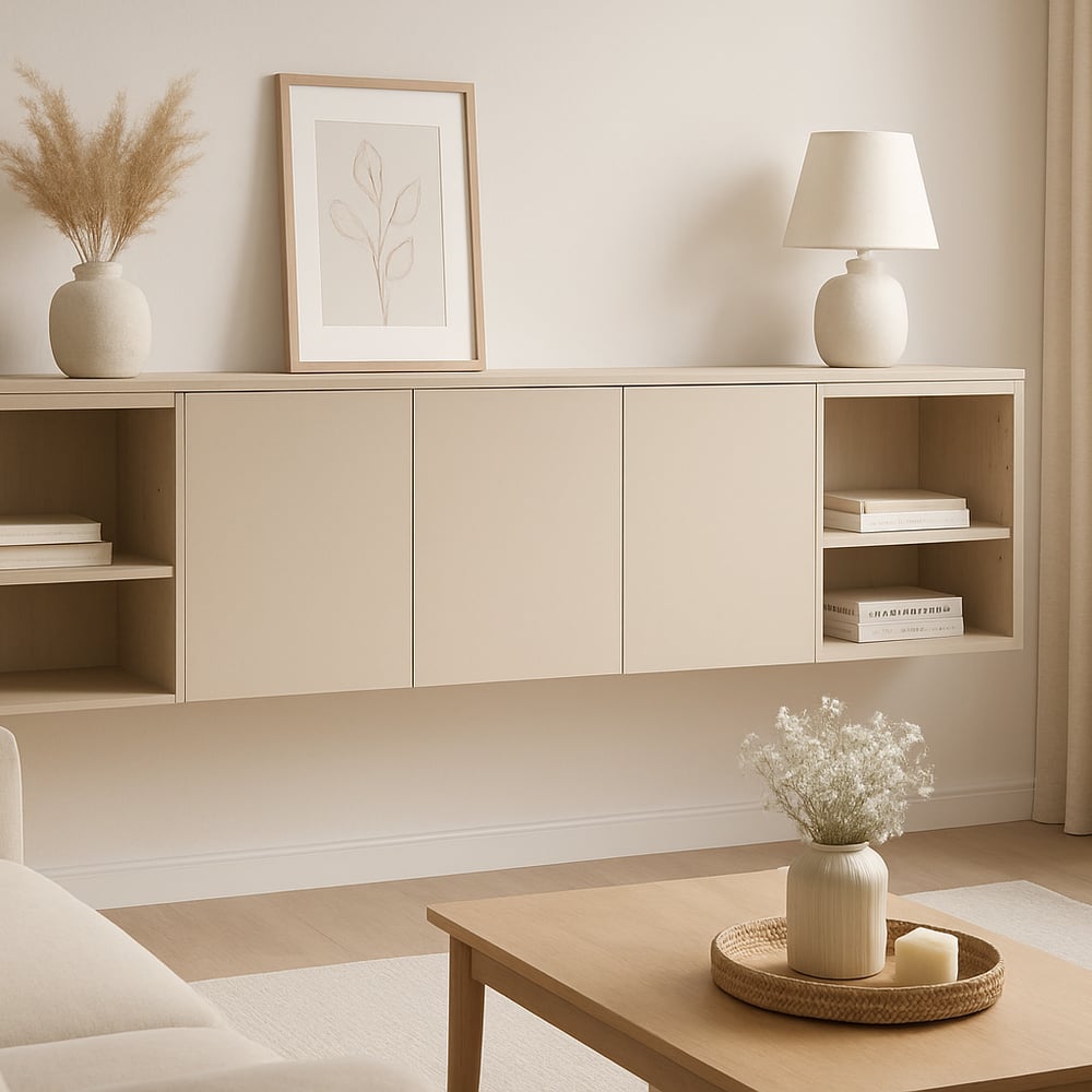 TV meubel - Dark ecru - 240 x 45 x 40 cm