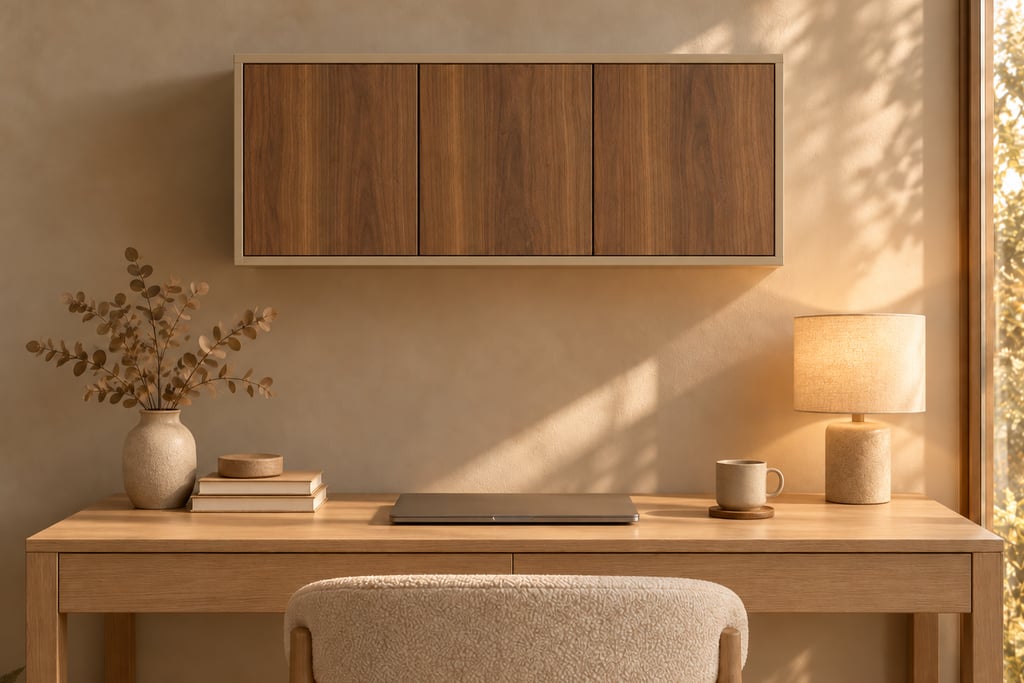Bovenkast - Dark ecru / Lorenzo walnut medium brown - 100 x 40 x 40 cm