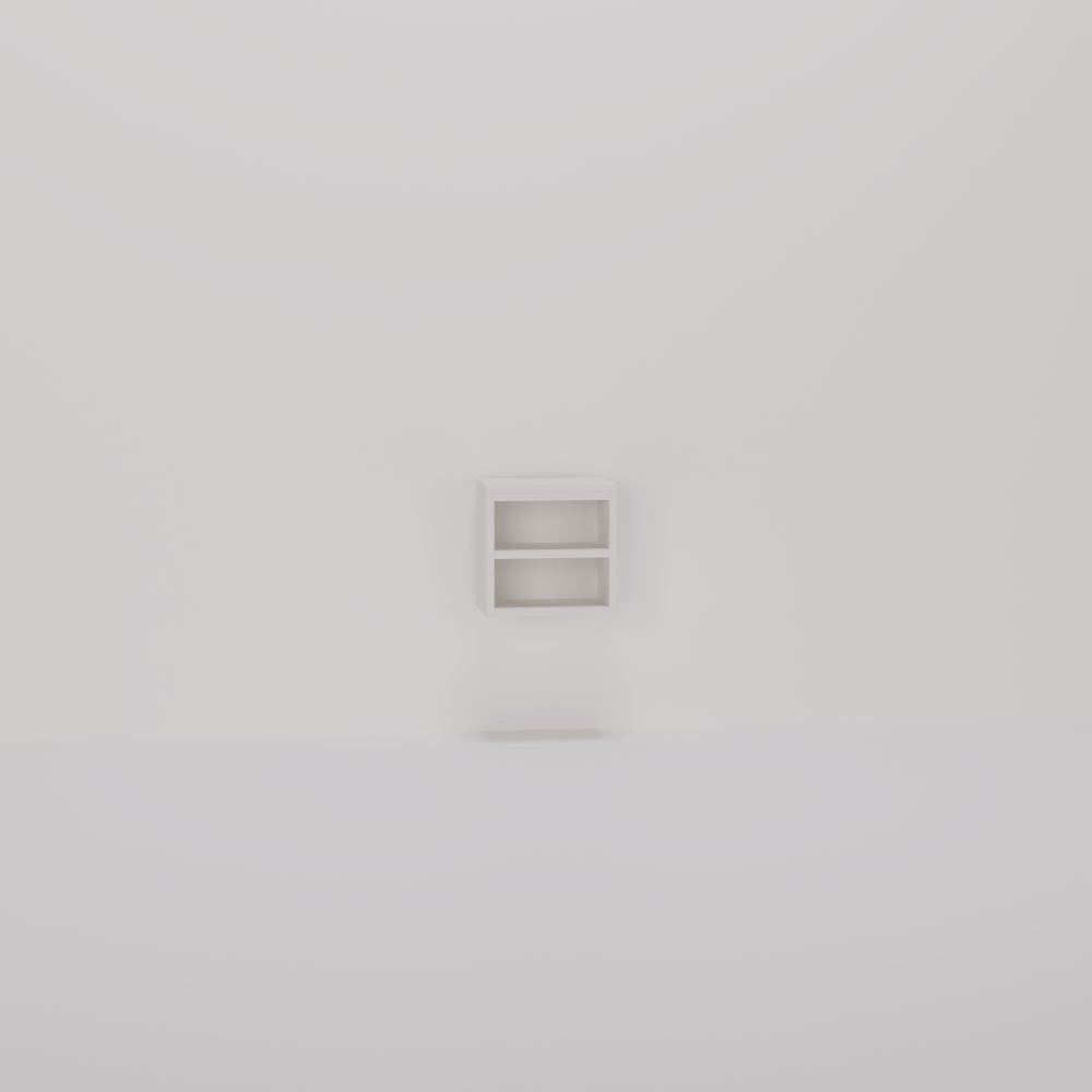 Nachtkast - Front white - 30 x 30 x 20 cm