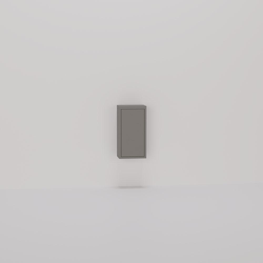 Nachtkast - Shadow / front white - 26 x 50 x 18 cm