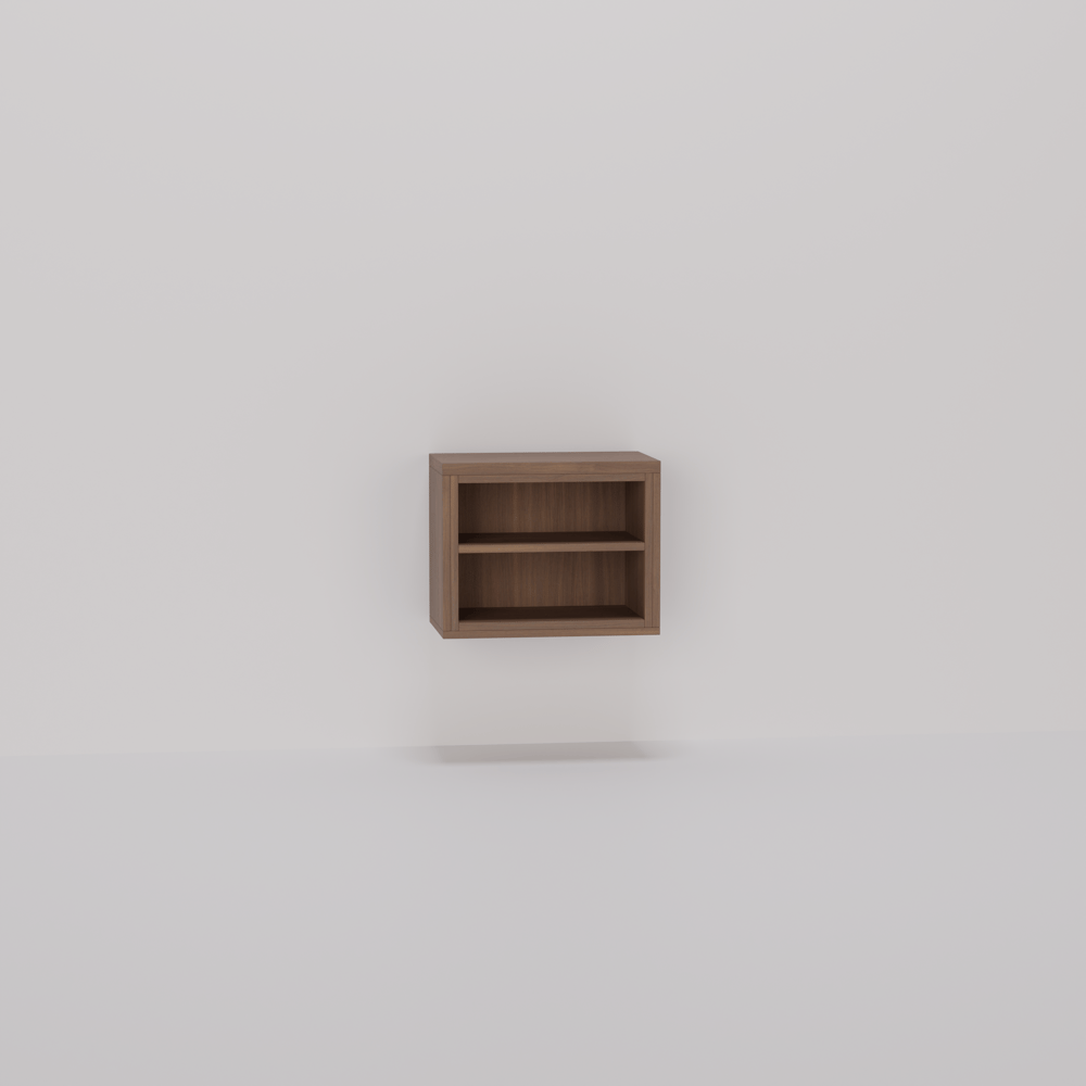 Nachtkast - Lorenzo walnut medium brown - 50 x 40 x 30 cm
