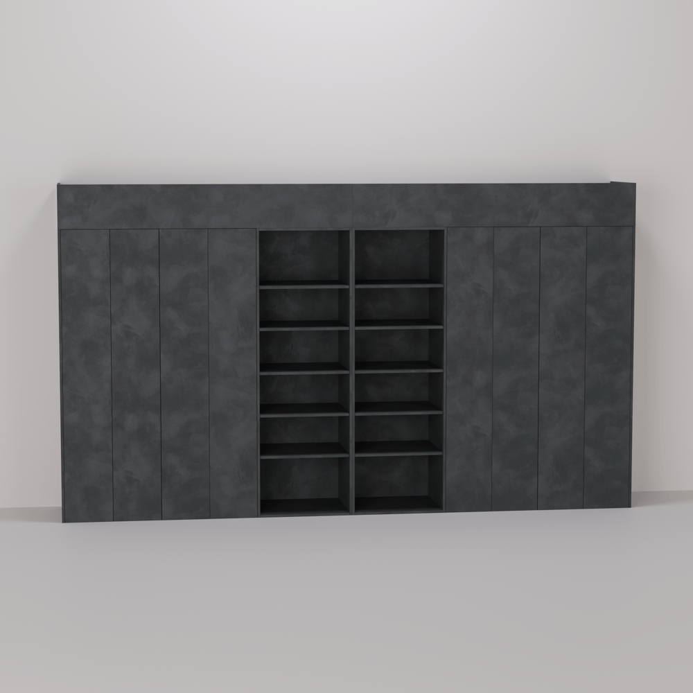 Opbergkast - Lime midnight - 400 x 200 x 60 cm